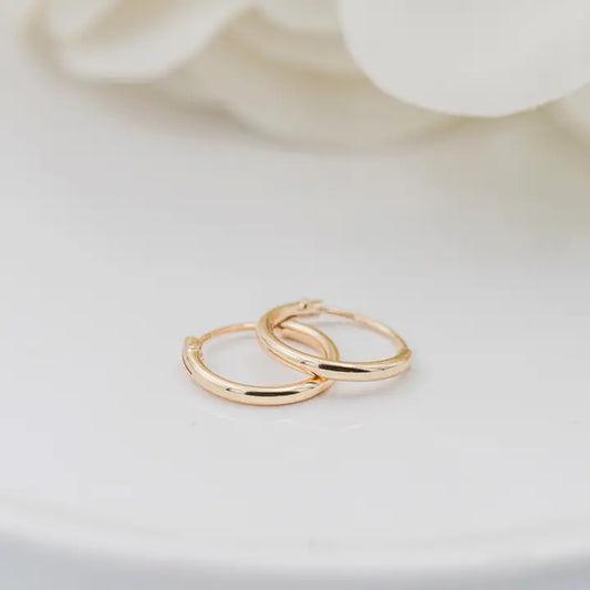 14K Endless Hoops- Children