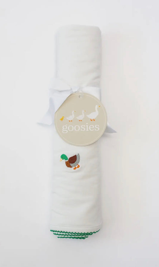 Embroidered Blanket-Mallard Duck