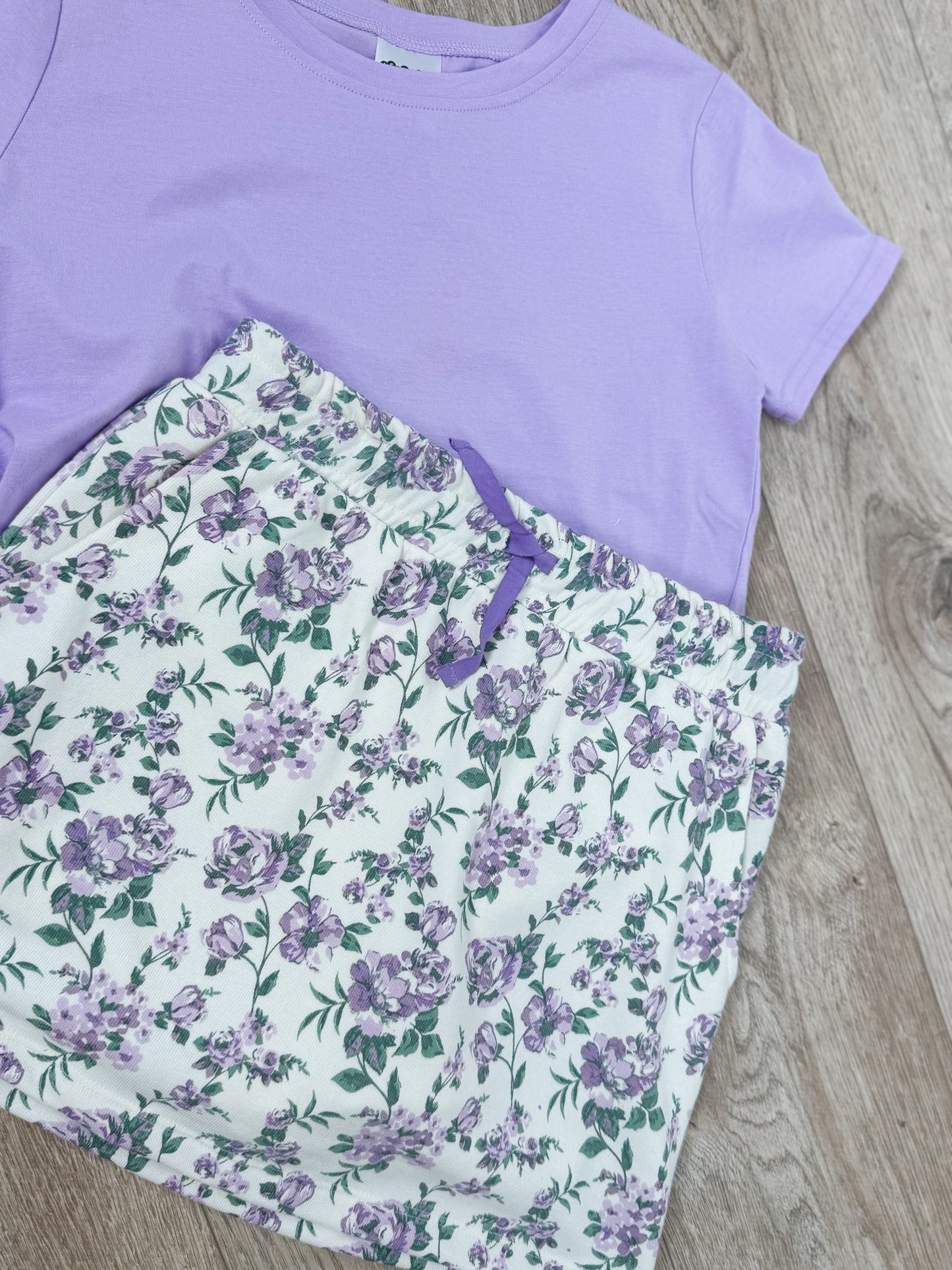 Floral Print Skort