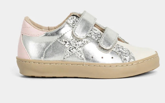 Sunny Mini Silver Sparkle Sneaker