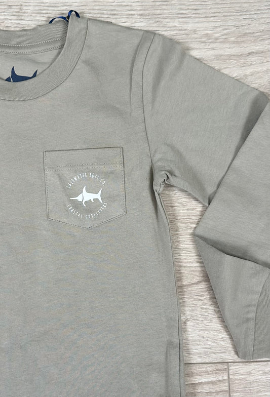 Graphic Tee LS , Taupe Mallard