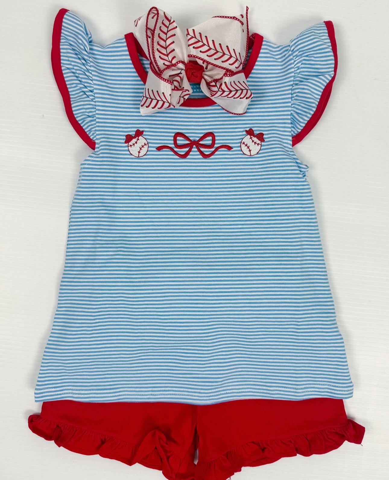 Baseball Flutter Short Set