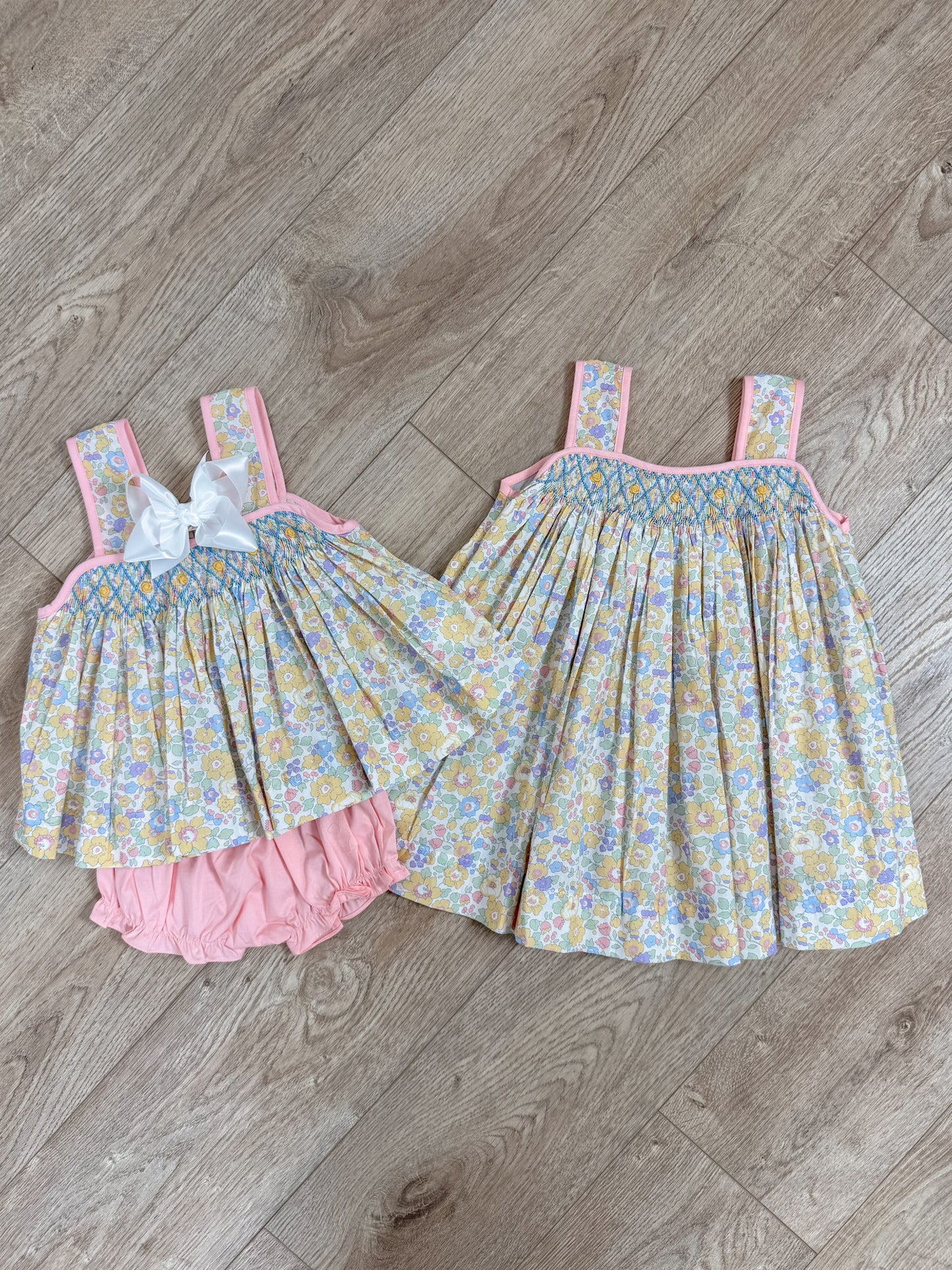 Florence Smocked Sleeveless Dress
