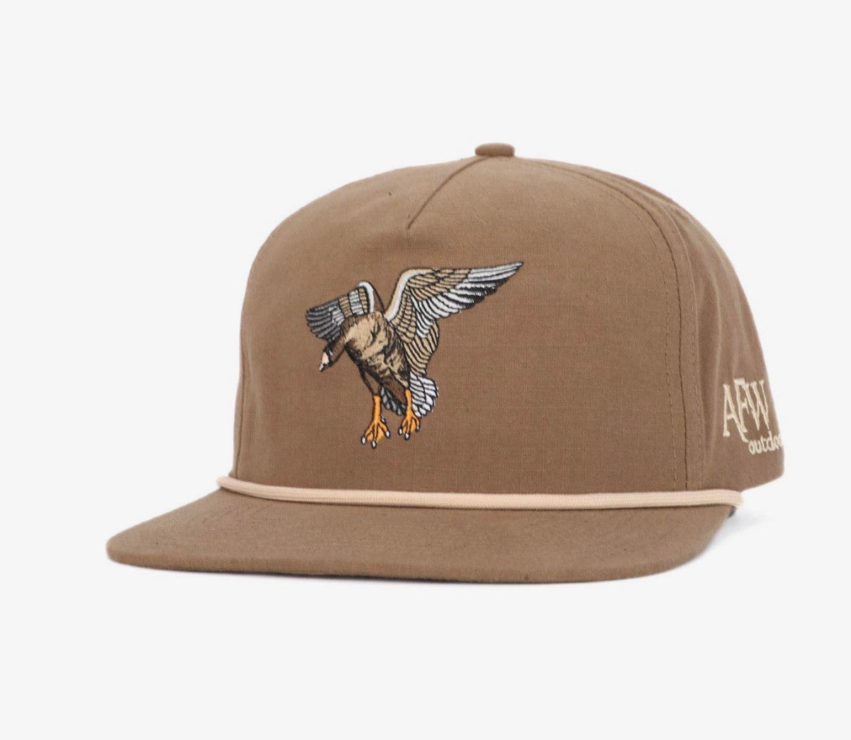 Brown W Tan Rope Specklebelly Hat