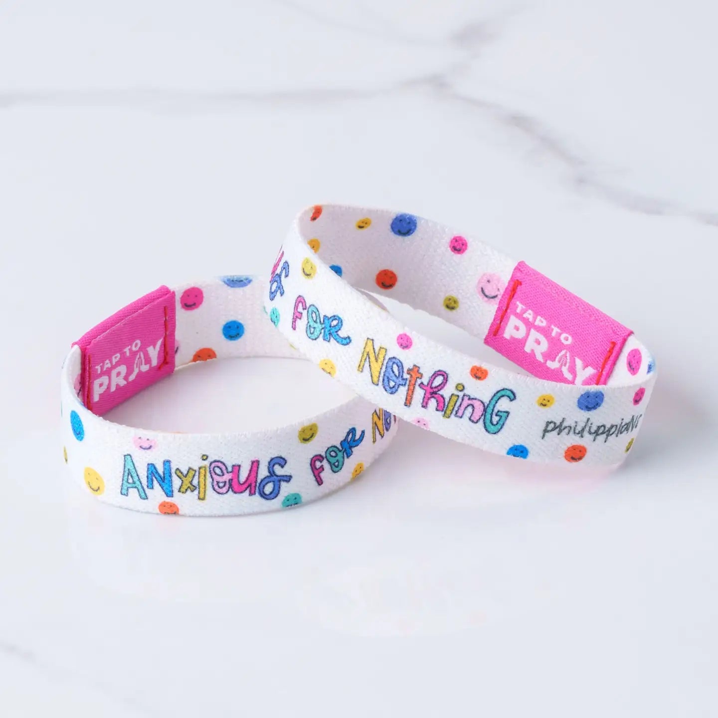 Tap To Pray Bracelet , Anxious For Nothing