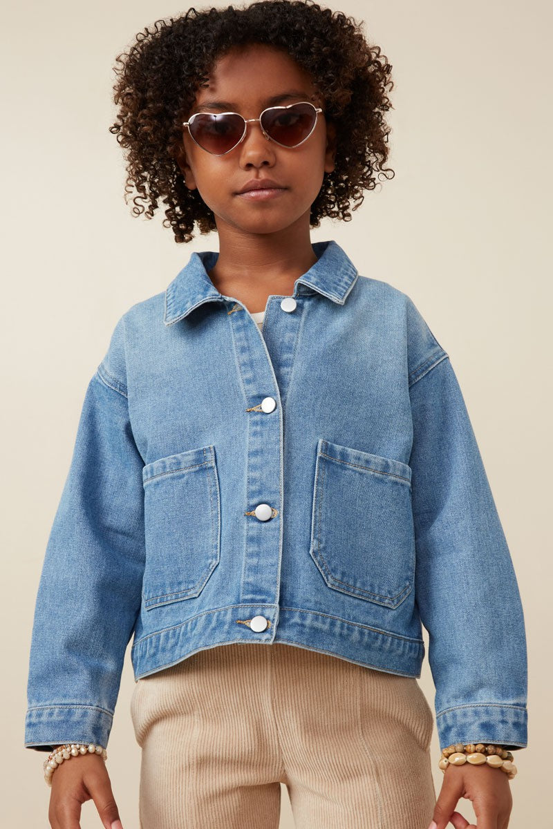 Denim Patch Pocket Jacket