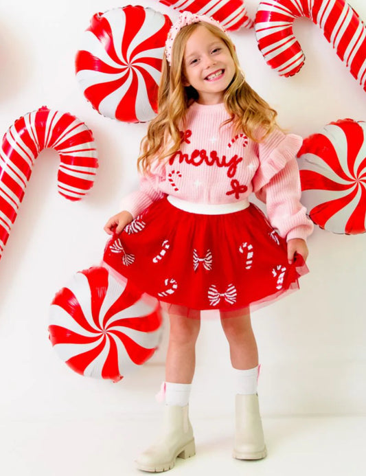 Candy Cane Sequin Tutu