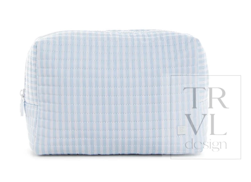 Quilted Everyday Bag, Pimlico Stripe Blue