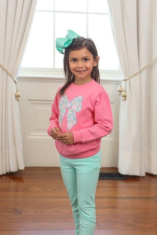 French Terry Pullover, Bow