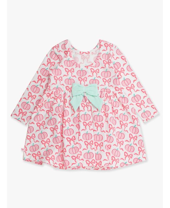 Knit Long Sleeve Twirl Dress