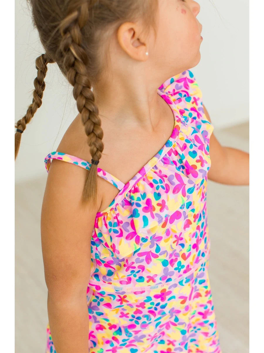 Active Tennis Dress and Bike Short Set, *VIBRANT NEON