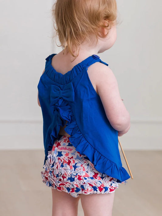Knit Swing Top and Bloomer Set, STAR-SPANGLED