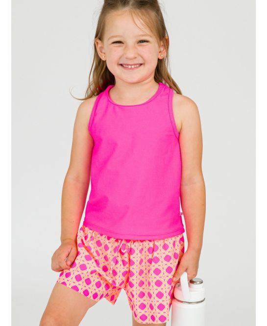 Active Butterfly Shorts, NEON SHERBET CANE