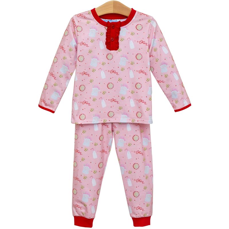 Milk and Cookies Lounge Set, Ruffle Pink