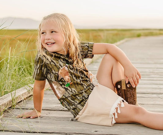 Flying Mallard Sequin Tee