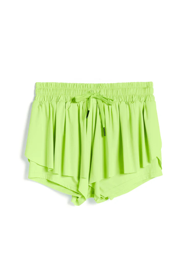 Butterfly Shorts , Neon Apple