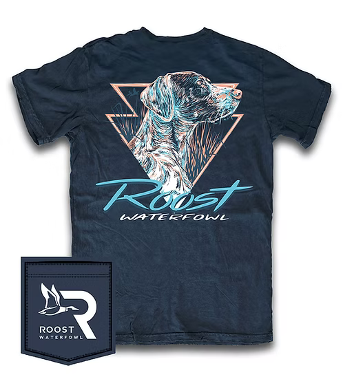 Navy Neon Pointer Tee