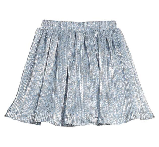 Blue Crinkle Stars Circle Skort