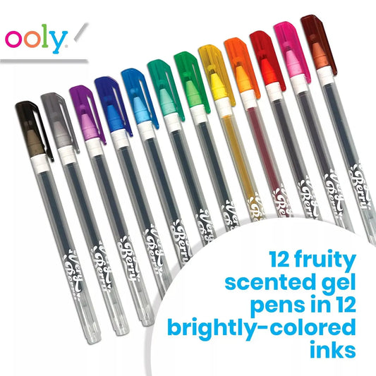 Very Berry: Strawberry Scented Gel Pens