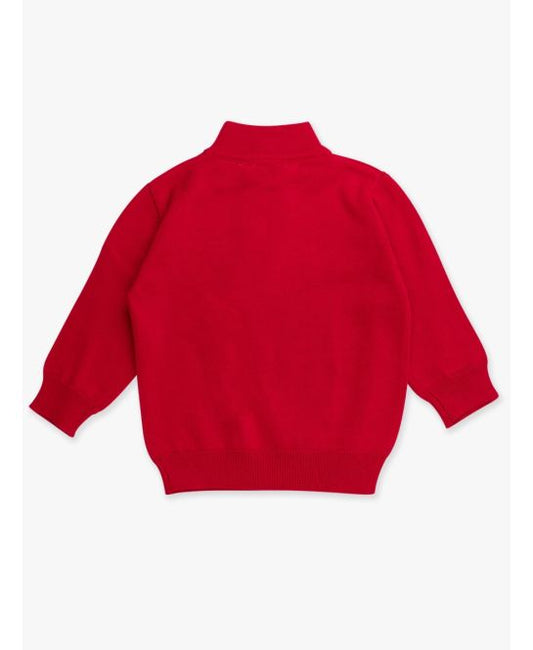 Red Quarter Zip