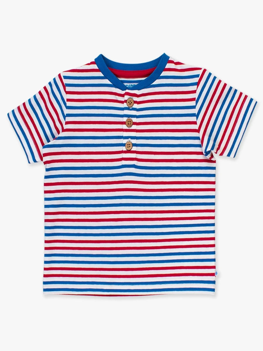 Short Sleeve Henley