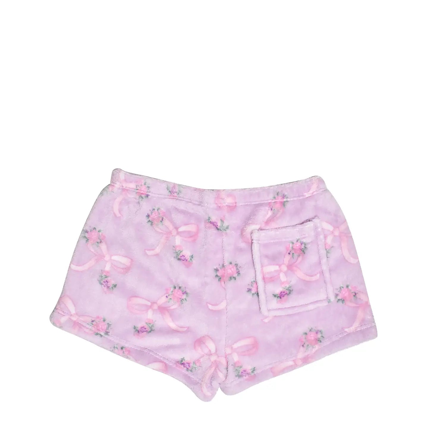 Orchid Bow Fleece Shorts