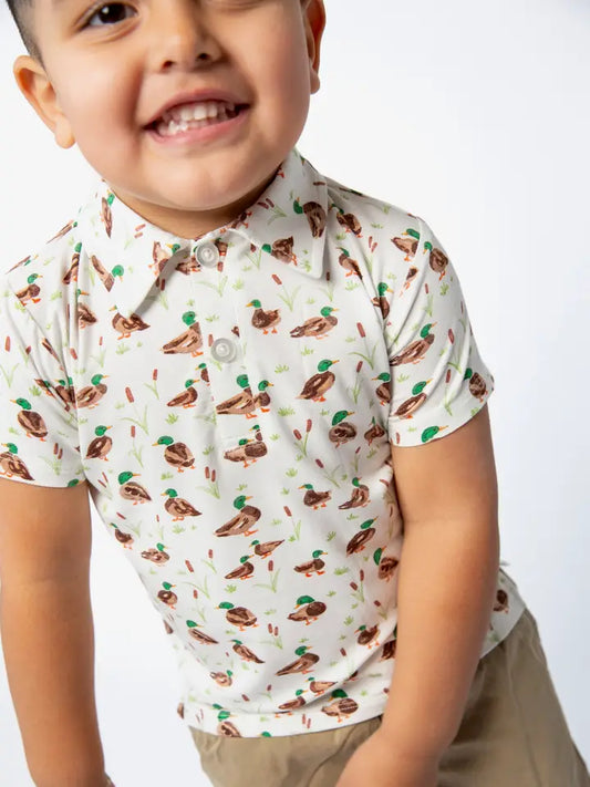 SS Polo Shirt, Mallard Drake