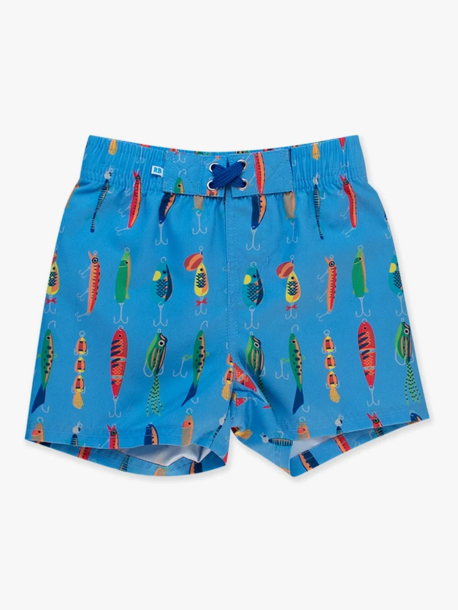 Gone Fishin Swim Trunks