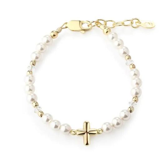 Eve Baby Cross Bracelet Baptism