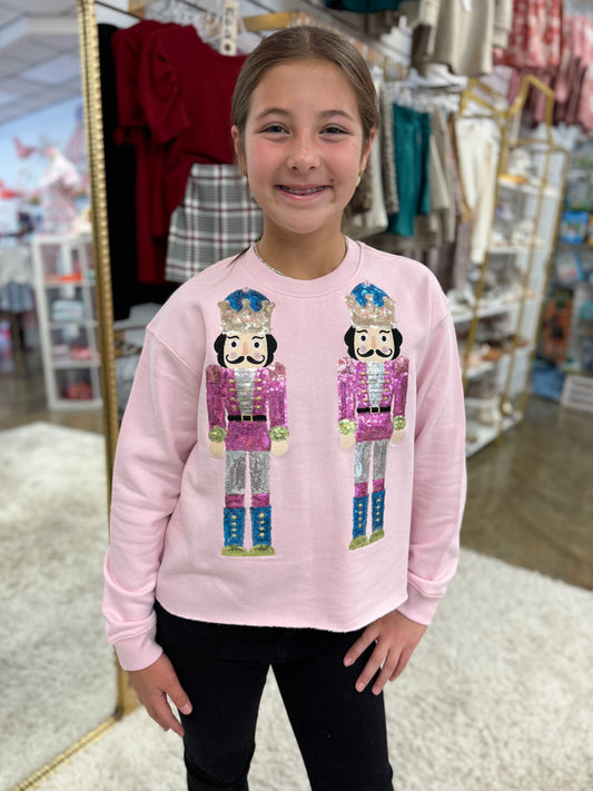 Sequin Nutcracker Sweatshirt