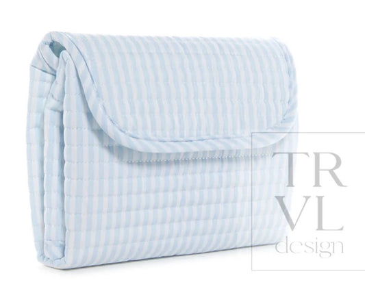 Quilted Changer Mat, Pimlico Stripe Blue