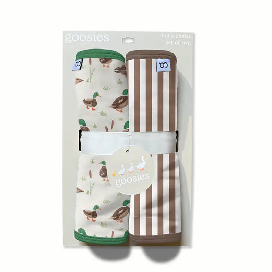 Burp Cloth Set, Mallard Drake
