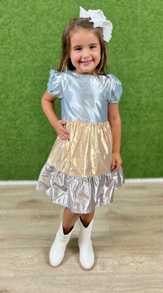 Smita Dress - Metallic