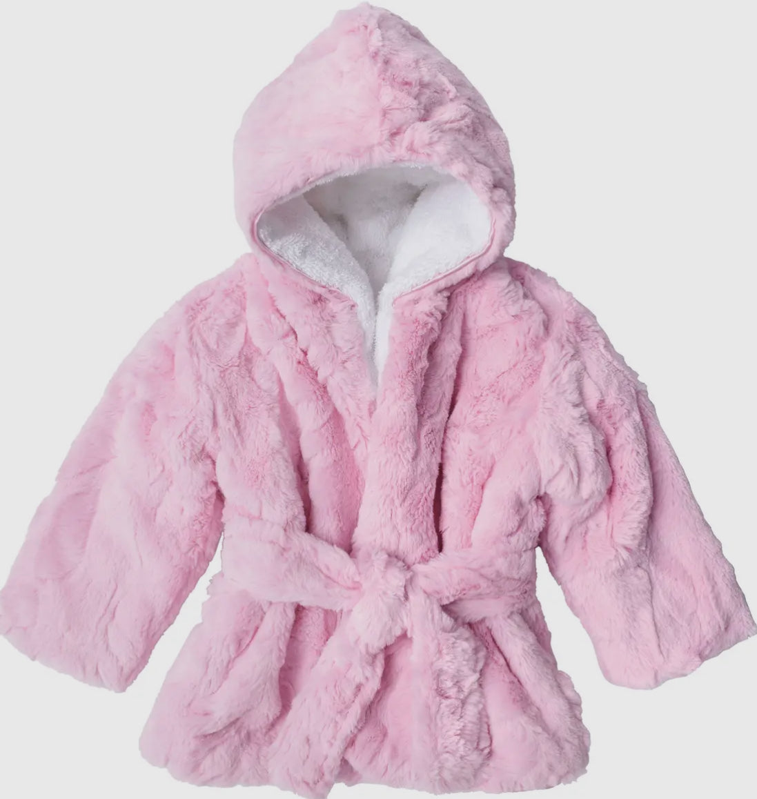 Little Scoops Pink Hooded Robe