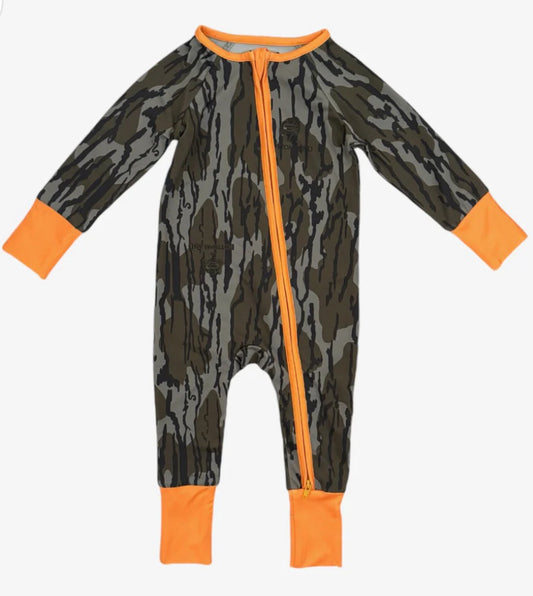 Zipper Microfleece Pajama/Base Layer-Bottomland