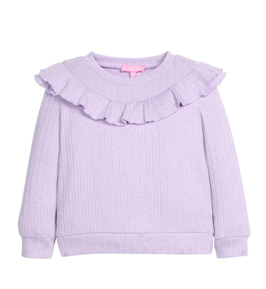 Lilac Cableknit Jody Top