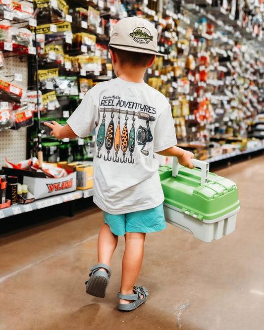 Performance Tee, Gray Reel Adventures