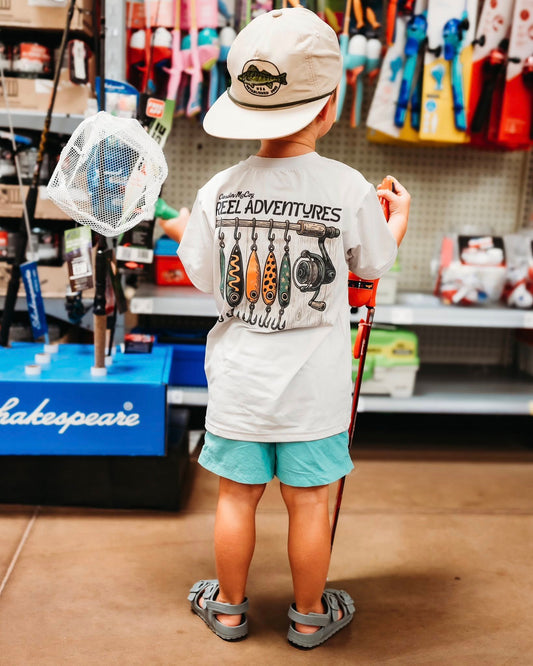 Performance Tee, Gray Reel Adventures