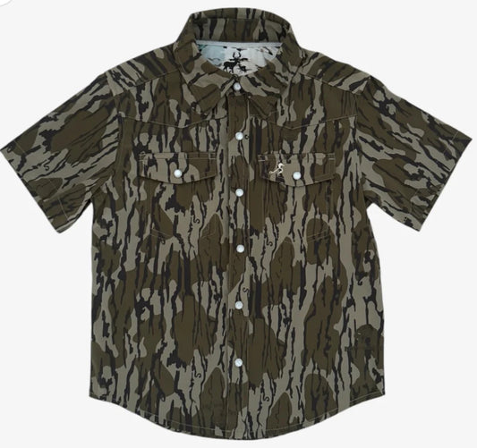 Performance Pearl Snap Bottomland/Mallard Sky