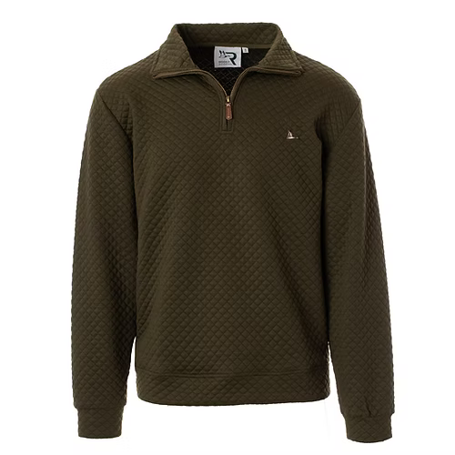 Green 1/4 Zip Youth Drake
