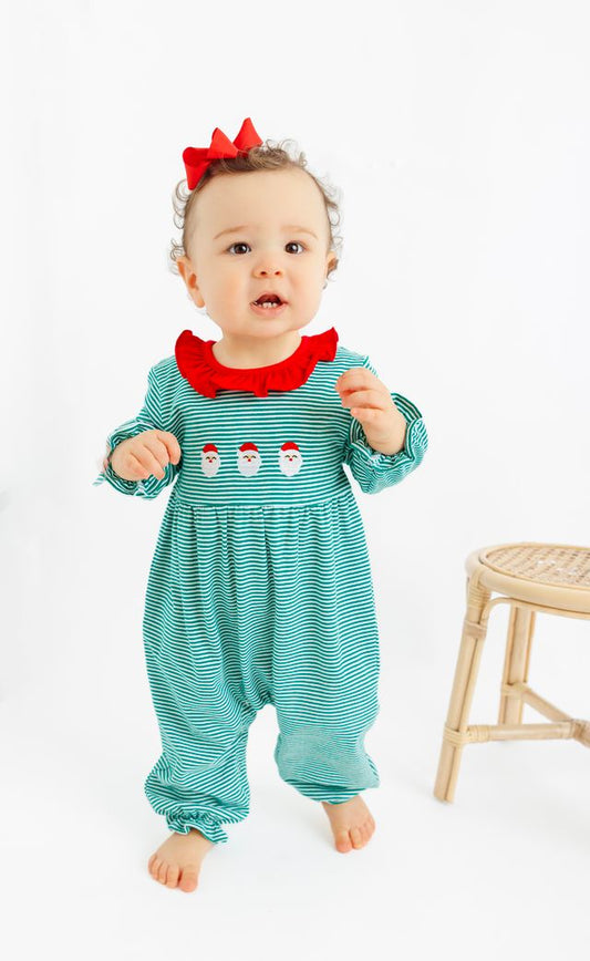 Romper, Santa Ruffle Romper