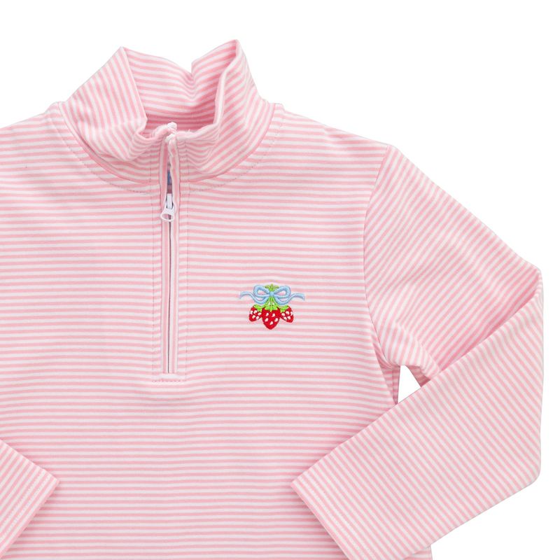 1/4 Zip Pullover, Strawberries