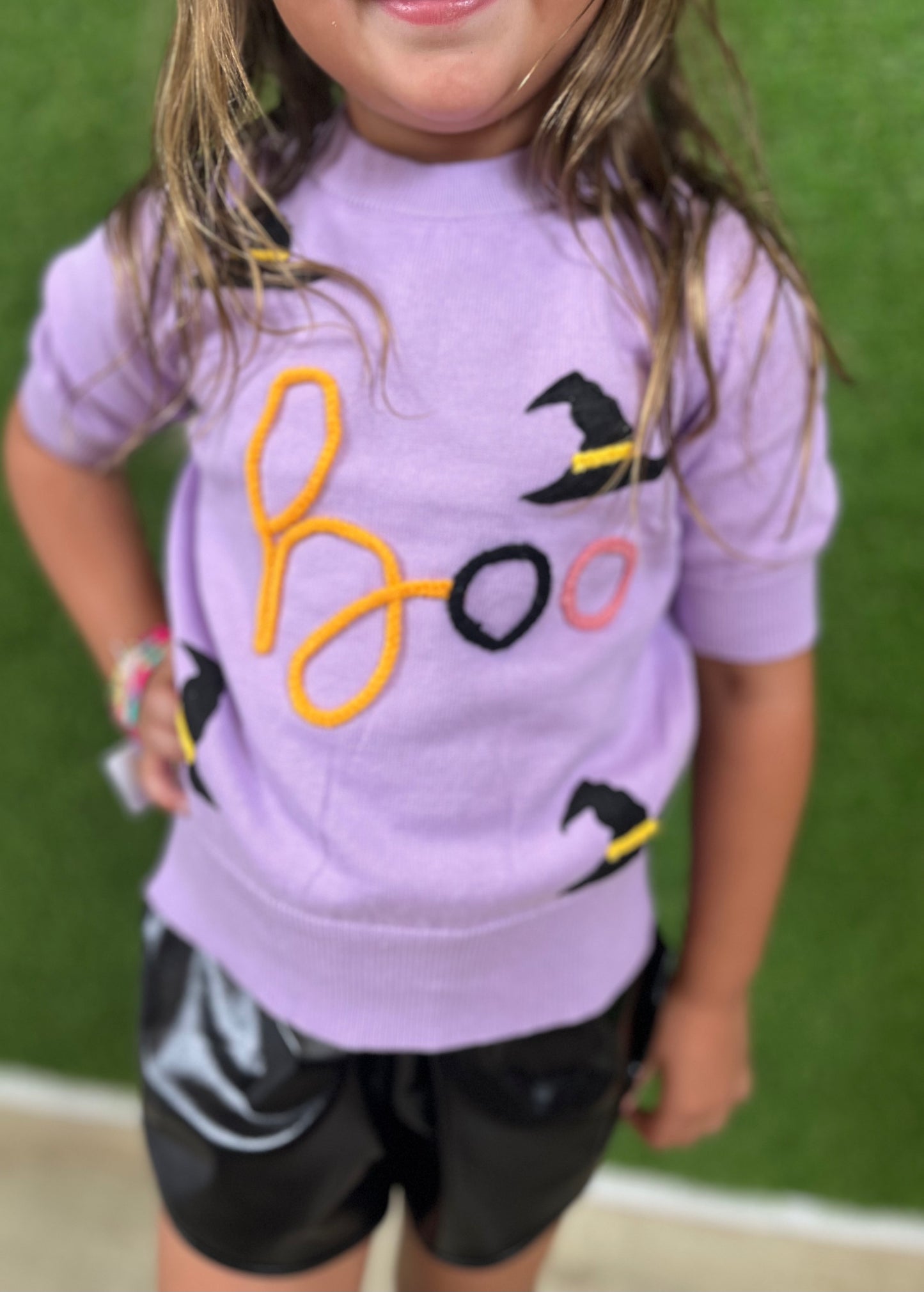 Lavender Boo SS Top