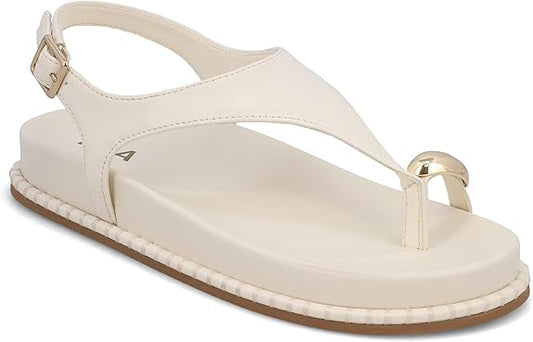 Little Leilah Bone/Gold Sandal