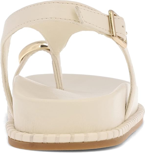 Little Leilah Bone/Gold Sandal