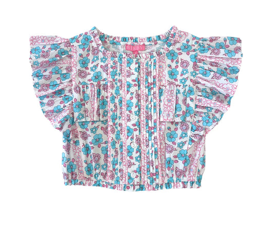 Annie Top Marguerite Floral Pink