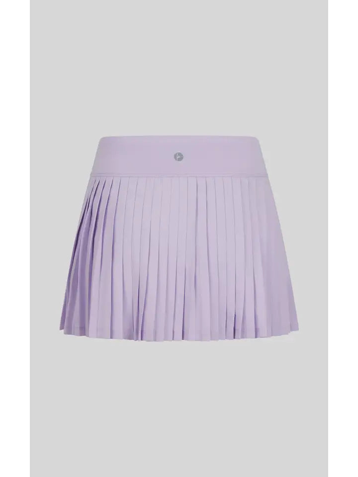 Pastel Lilac Pleated Tennis Skort