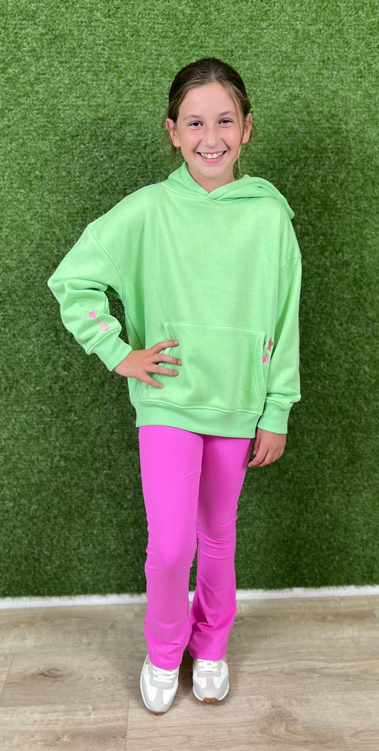 Apple Green Tiger Hoodie Sweatshirt
