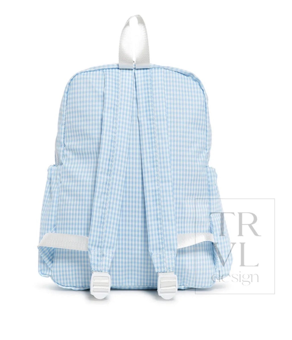 Backpacker Backpack, Gingham Mist