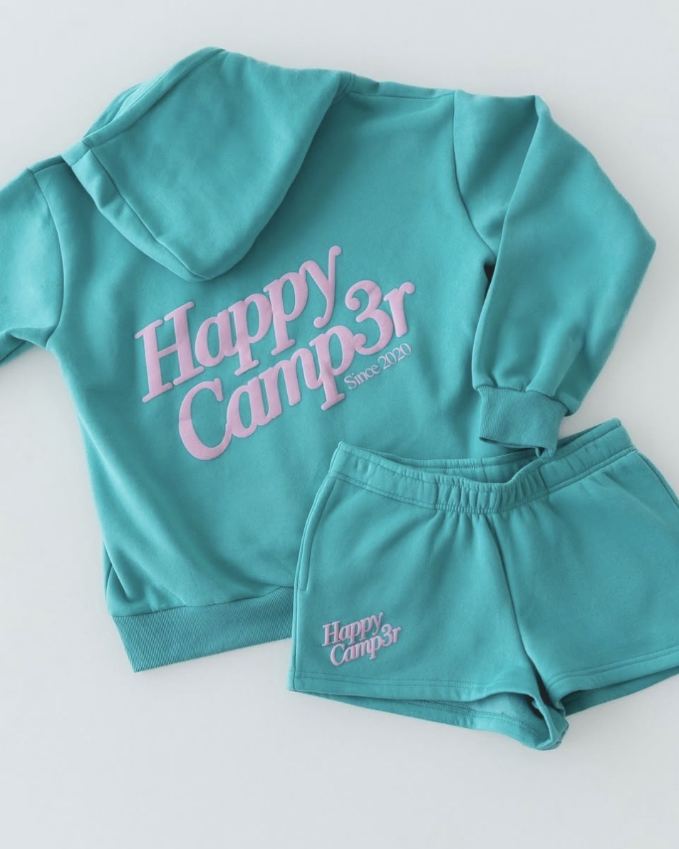 Candy Teal Puff Shorts